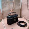 Replica Miu Miu Cosmetic Bag Black
