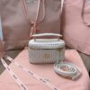 Replica Miu Miu Cosmetic Bag White - 1:1 premium replica handbag