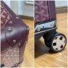 Replica Goyard Bourget Travel Suitcase Bordeaux