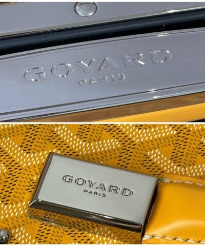 Replica Goyard Bourget Travel Suitcase Yellow