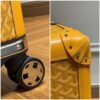 Replica Goyard Bourget Travel Suitcase Yellow