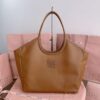 Replica Miu Miu Ivy Tote Brown