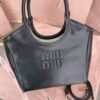 Replica Miu Miu Ivy Small Tote Black - affordable luxury replica bag