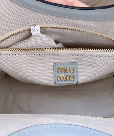 Replica Miu Miu Ivy Small Tote Grey