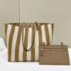Replica Fendi Two Side Small Tote Beige - affordable luxury replica bag