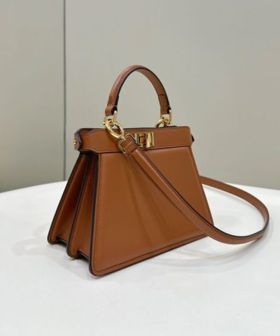 Replica Fendi Peekaboo Mini Brown