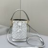 Replica Fendi Tresor Mini Bucket White - premium superclone handbag