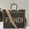 Replica Fendi Sunshine Tote Brown Monogram