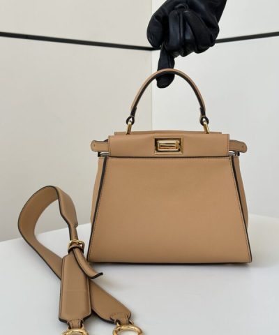Replica Fendi Peekaboo Large Light Brown