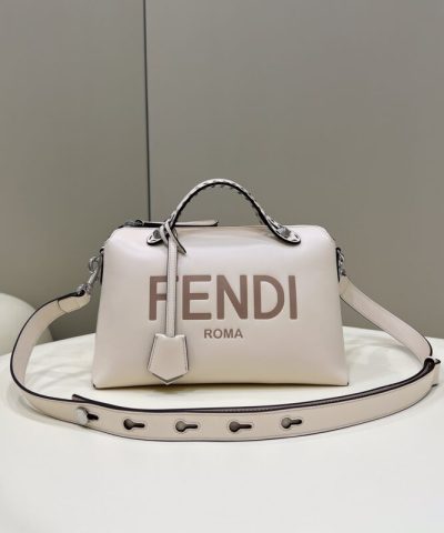 Replica Fendi By The Way Boston Beige - 1:1 premium replica handbag