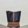 Replica Celine Triomphe Bucket Brown - affordable luxury replica bag
