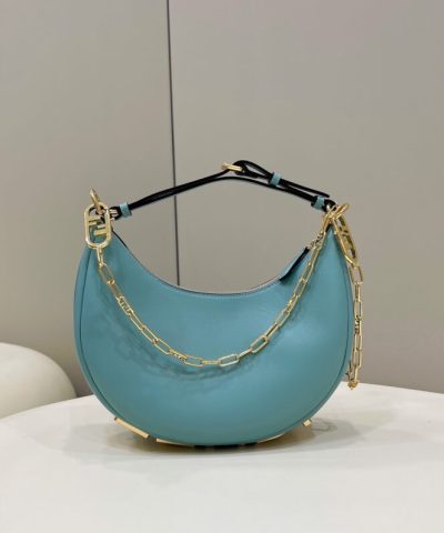 Replica Fendi Fendigraphy Large Sky Blue - designer handbag clone