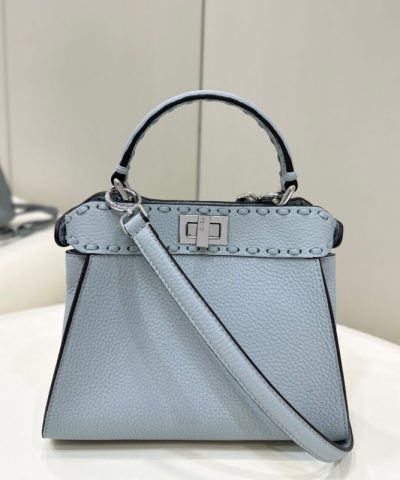Replica Fendi Peekaboo Small Sky Blue