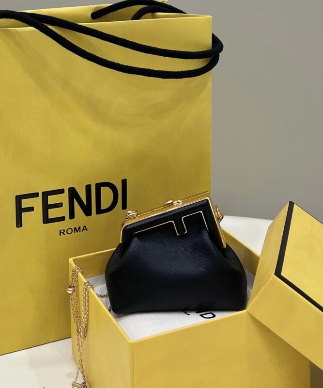 Replica Fendi First Mini Black - 1:1 premium replica handbag