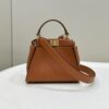 Replica Fendi Peekaboo Medium Brown - top-grade luxury bag dupe
