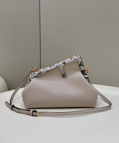 Replica Fendi First Beige Python - high-end replica designer purse