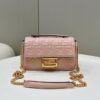 Replica Fendi Baguette Sliding Chain Pink - affordable luxury replica bag