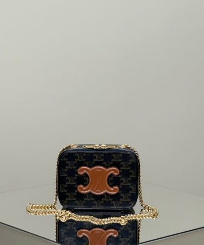 Replica Celine Triomphe Box On Chain - high-quality designer bag dupe