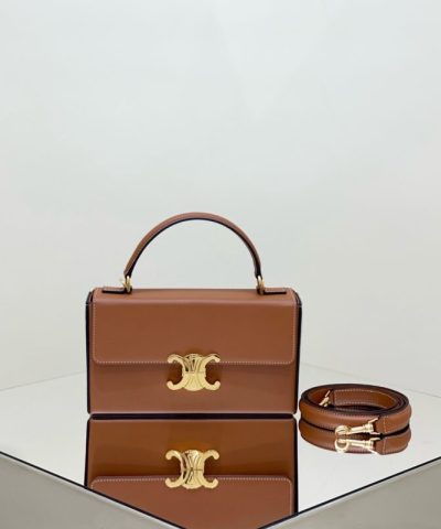 Replica Celine Triomphe Blandine Brown - affordable luxury replica bag