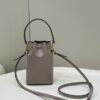 Replica Fendi Tresor Mini Bucket Grey