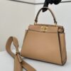 Replica Fendi Peekaboo Large Light Brown - affordable luxury replica bag