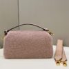 Replica Fendi Baguette Pink Wool - 1:1 premium replica handbag