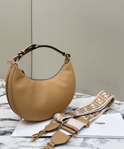 Replica Fendi Fendigraphy Large Brown - affordable luxury replica bag