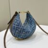Replica Fendi Fendigraphy Small Denim Blue