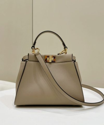 Replica Fendi Peekaboo Beige - premium superclone handbag