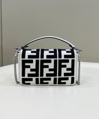 Replica Fendi Baguette Small White