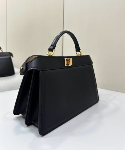 Replica Fendi Peekaboo Large Black - 1:1 premium replica handbag