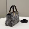 Replica Fendi By The Way Boston Brown Cotton - 1:1 premium replica handbag