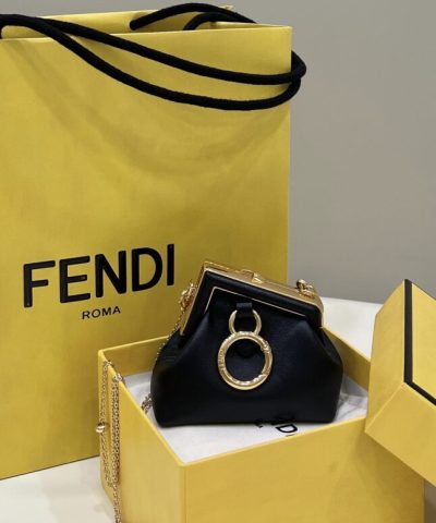 Replica Fendi First Mini Black - 1:1 premium replica handbag