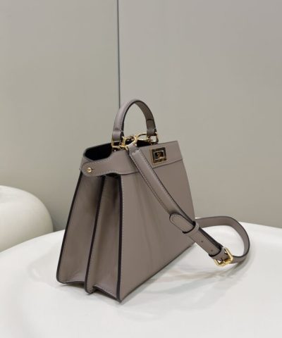 Replica Fendi Peekaboo Medium Beige - 1:1 premium replica handbag