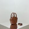 Replica Celine Bowling Bag Brown - designer handbag clone