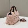 Replica Fendi By The Way Boston Pink Wool