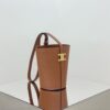 Replica Celine Triomphe Bucket Bag Brown - affordable luxury replica bag