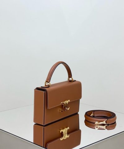 Replica Celine Triomphe Blandine Brown - 1:1 premium replica handbag