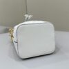 Replica Fendi Tresor Mini Bucket White