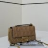 Replica Fendi Baguette Sliding Chain Brown - top-grade luxury bag dupe