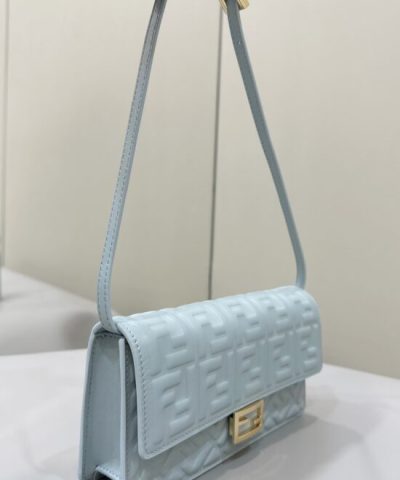 Replica Fendi Baguette Small Sky Blue