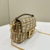 Replica Fendi Baguette Ff Brown - 1:1 premium replica handbag
