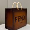 Replica Fendi Peekaboo Tote Brown - high-quality designer bag dupe