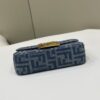 Replica Fendi Baguette Small Dark Bue Denim - 1:1 premium replica handbag