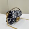 Replica Fendi Baguette Small Cotton Blue