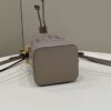Replica Fendi Tresor Mini Bucket Grey