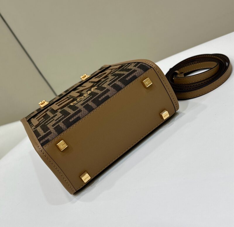 Replica Fendi Mini Tote Brown Monogram - high-quality designer bag dupe