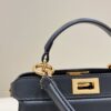 Replica Fendi Peekaboo Mini Black - 1:1 premium replica handbag
