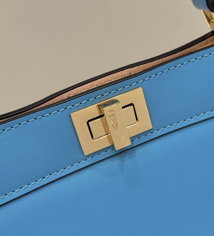 Replica Fendi Peekaboo Large Blue - affordable luxury replica bag