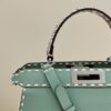 Replica Fendi Peekaboo Green Python Handle